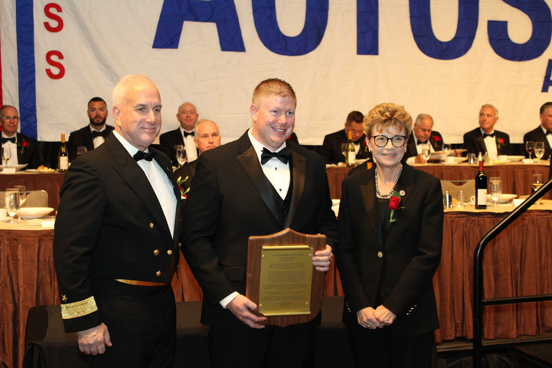 Photos M/V Midnight Sun crew honored at AOTOS awards dinner American